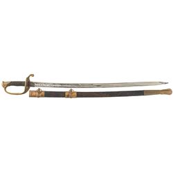 Klingenthal/Coulax Brothers Private Purchase Officer's Sword with Scabbard
