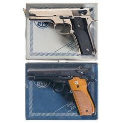 Two Smith & Wesson Semi-Automatic Pistols with Boxes -A) S&W Model 59 Pistol