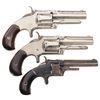 Image 2 : Three Smith & Wesson Spur Trigger Revolver -A) S&W No. 1 1/2 Single Action Revolver