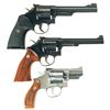 Image 2 : Three Smith & Wesson Double Action Revolvers -A) S&W Model 19-5 Revolver