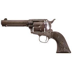 Texas Shipped Antique Colt Single Action Army Revolver with Factory Letter