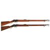 Image 1 : Two British Martini-Henry Single Shot Rifles -A) T. Bland & Sons Retailer Marked Martini-Henry Rifle