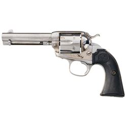 Texas Shipped Colt Bisley Frontier Six Shooter Single Action Revolver with Factory Letter
