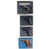 Image 1 : Four Semi-Automatic Pistols with Cases -A) Walther PPK Pistol