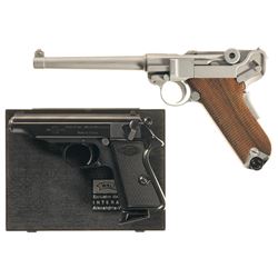Two Semi-Automatic Pistols -A) Interarms/Mauser Commercial Luger Pistol