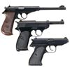 Image 2 : Three Semi-Automatic Pistols -A) Manurhin PP Sport Model Pistol with Box