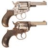 Image 2 : Two Colt Model 1877 Lightning Double Action Revolvers with Factory Letters -A) Colt Model 1877 Light