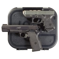 Two Semi-Automatic Pistols -A) Glock Model 26 Pistol with Case