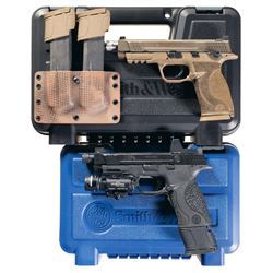 Two Smith & Wesson Semi-Automatic Pistols with Cases and Accessories -A) S&W M&P45 Pistol