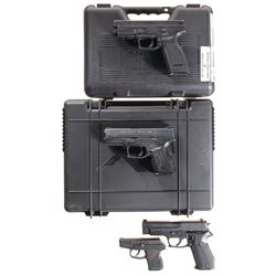 Four Semi-Automatic Pistols -A) Springfield Model XD-45 ACP Pistol with Case