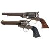 Image 1 : Two Antique Remington Revolvers -A) Remington-Beals Navy Percussion Revolver