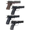 Image 2 : Four Semi-Automatic Pistols -A) Argentine D.G.F.M. - (F.M.A.P) Model 1927 Pistol
