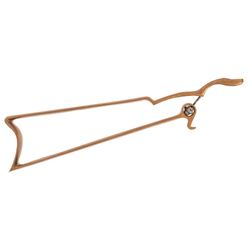 Brass Shoulder Stock for a Colt Revolver