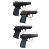 Image 2 : Four Semi-Automatic Pistols -A) Baikal IJ-70 Makarov Pistol with Holster