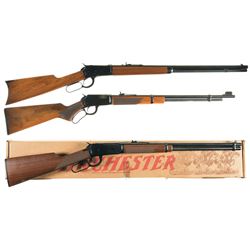 Three Winchester Lever Action Rifles -A) Winchester Model 1892 Rifle