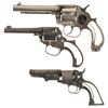 Image 1 : Three Colt Revolvers -A) Colt Model 1878 Frontier Six Shooter Double Action Revolver