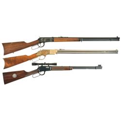 Three Lever Action Rifles -A) Winchester Model 94 Canadian Centennial '67 Commemorative Rifle