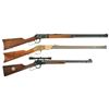 Image 1 : Three Lever Action Rifles -A) Winchester Model 94 Canadian Centennial '67 Commemorative Rifle