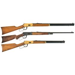 Three Winchester Commemorative Lever Action Long Guns -A) Winchester Model 1866 Centennial '66 Rifle