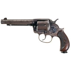 Etched Panel Colt Model 1878 Frontier Six Shooter Double Action Revolver