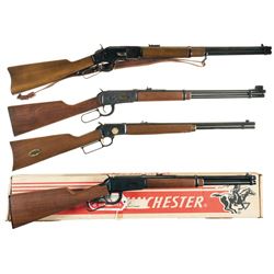 Four Sporting Lever Action Long Guns -A) Euroarms Model 1873 Carbine