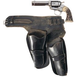 Colt Bisley Model Single Action Army Revolver with Holsters and Cartridge Belt