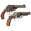 Image 2 : Two Top Break Revolvers -A) Spanish Copy of a Smith & Wesson .44 Double Action Revolver