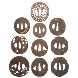 Ten Japanese Tsuba