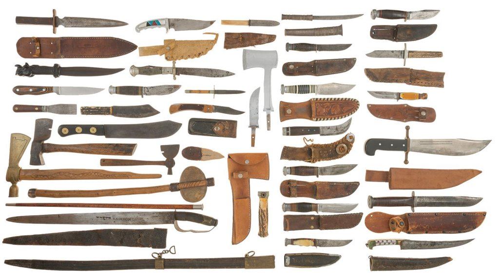 Various Edged and Blunt Weapons