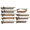 Image 1 : Nine Assorted Edged Weapons