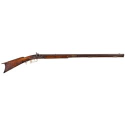 Unmarked Half Stock Percussion Rifle