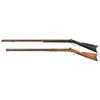 Image 2 : Two Halfstock Percussion Rifles -A) Unmarked Rifle