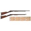 Image 1 : Two Winchester Slide Action Rifles -A) Winchester Model 90 Rifle