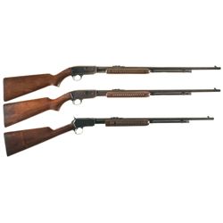 Three Winchester Slide Action Rifles -A) Winchester Model 61 Rifle