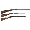 Image 1 : Three Slide Action Rifles -A) Savage Model 29 Rifle