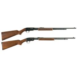 Two Slide Action Rifles -A) Winchester Model 61 Rifle