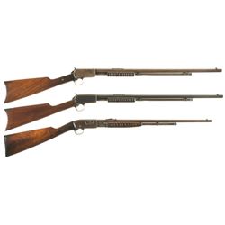 Three Slide Action Rifles -A) Winchester Model 90 Rifle