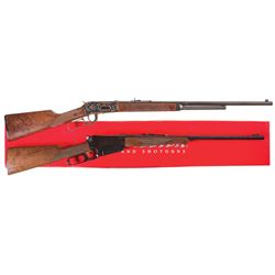 Two Winchester Lever Action Rifles -A) Winchester Custom Shop Model 94AE Limited Edition Rifle with 