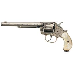 Rare and Desirable Colt Model 1878 Double Action Army Revolver in Scarce 32-20 Caliber with Pearl Gr