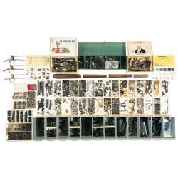 Three Winchester Slide Action Rifle Frames and Large Grouping of Gun Parts -A) Winchester Model 1890