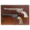Image 1 : Collector's Lot of Two Colt Single Action Revolvers with Case -A) Antique Colt Single Action Army Re