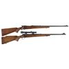 Image 1 : Collector's Lot of Two Winchester Model 70 Bolt Action Rifles in .270 Win. -A) Early Winchester Mode
