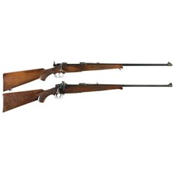 Two Bolt Action Rifles -A) Newton Arms Co. Standard Model Rifle