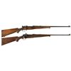 Image 1 : Two Bolt Action Rifles -A) Newton Arms Co. Standard Model Rifle