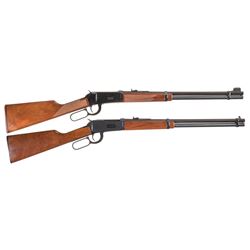 Two Winchester Model 94 Lever Action Carbines -A) Winchester Model 94 XTR Big Bore Carbine
