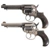 Image 1 : Two Colt Model 1877 Double Action Revolvers -A) Colt Model 1877 Lightning Revolver
