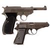 Image 2 : Two Semi-Automatic Pistols -A) Mauser "SVW/45" Code P-38 Pistol