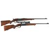 Image 1 : Two Savage Model 99 Lever Action Rifles -A) Savage Model 99 Rifle