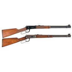 Two Winchester Lever Action Carbines -A) Winchester Model 94 XTR Carbine