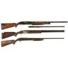 Image 1 : Three Sporting Shotguns -A) Winchester Model 12 Slide Action Shotgun